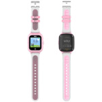 wiky watch 4s seffaf pembe kordon 3